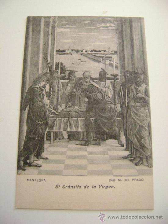 Postales: MUSEO DEL PRADO.EL TRANSITO DE LA VIRGEN.MANTEGNA.22027