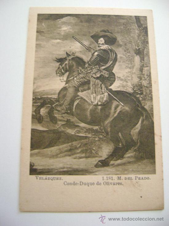 Postales: MUSEO DEL PRADO.CONDE-DUQUE DE OLIVARES .VELAZQUEZ.22031