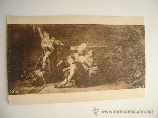 Postales: MUSEO DEL PRADO.TERCETO GROTESCO.ADRIAEN VAN OSTADE.22037