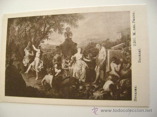 Postales: MUSEO DEL PRADO.BACANAL.HONASSE.22042