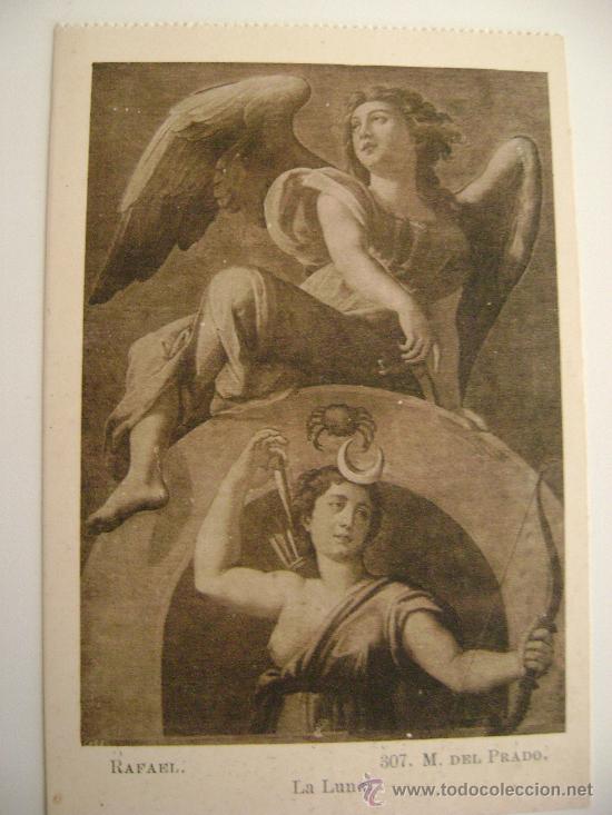 Postales: MUSEO DEL PRADO.LALUNA.RAFAEL.22045