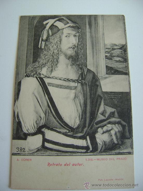 Postales: MUSEO DEL PRADO.RETRATO DEL AUTOR.A.DURER 22062