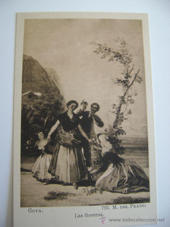 Postales: MUSEO DEL PRADO.LAS FLORERAS.GOYA.22069