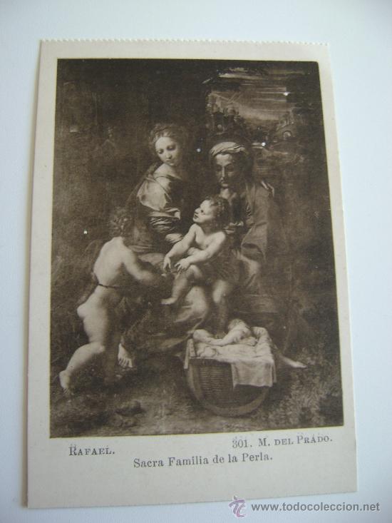 Postales: MUSEO DEL PRADO.SACRA FAMILIA DE LA PERLA.RAFAEL.22078