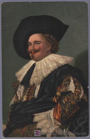 Postales: TARJETA POSTAL ANTIGUA DE PINTORES. EL CABALLERO RISUE&Ntilde;O. FRANS HALS