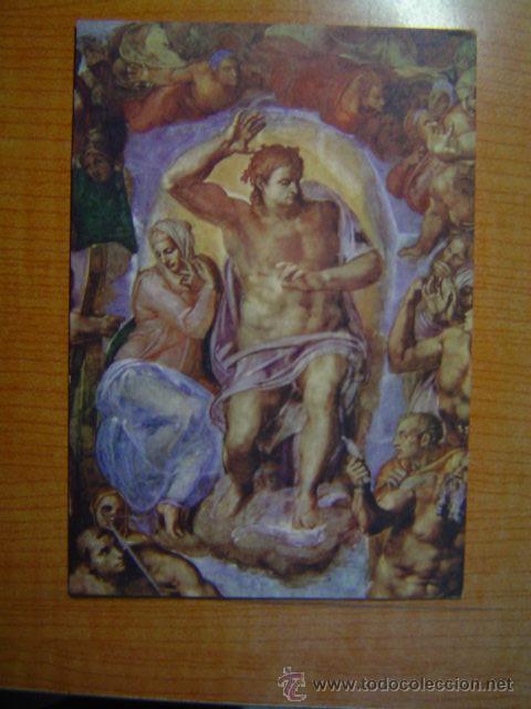 Postales: POSTAL DE MICHELANGELO MADONNA DEL GIUDIZIO UNIVERSALE - SIN CIRCULAR