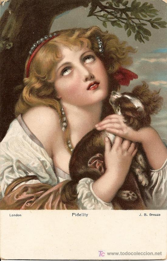 Postales: FIDELITY - J.B. GREUZE - LONDON (CIRCA 1910) - Foto 1