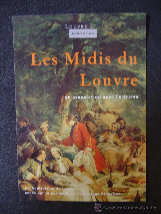 Cartes Postales: Postal Les Midis du Louvre. Francia. Pintura