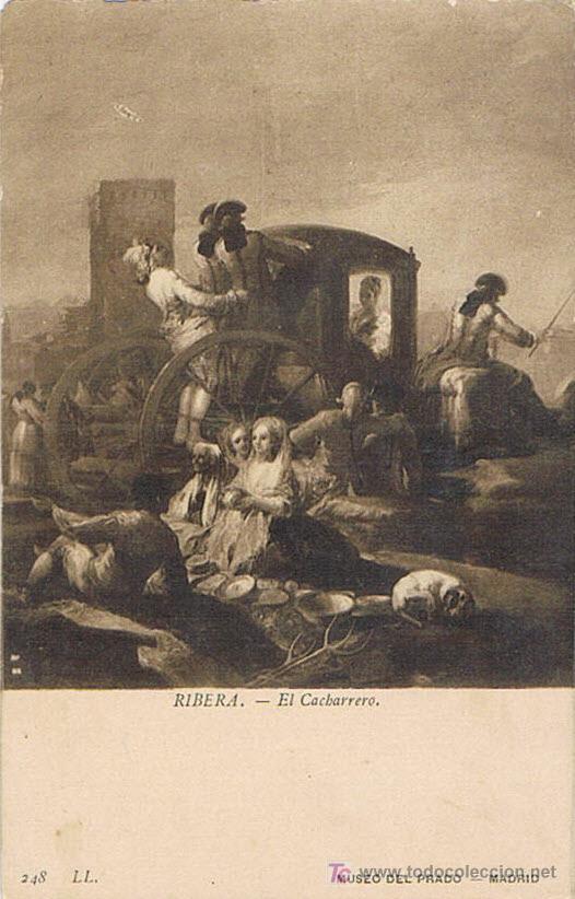 Postales: TARJETA POSTAL, N&ordm; 248, EL CACHARRERO, MUSEO DEL PRADO, RIBERA