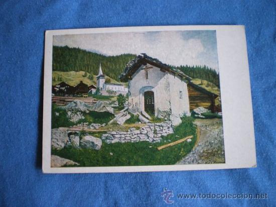 Postales: POSTAL ARTIS MUTI ERMITA PINTADA CON PIE C. PASCHE NO CIRCULADA - Foto 1