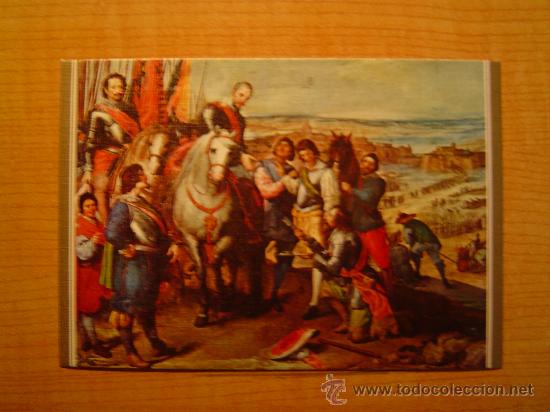 Postales: POSTAL LEONARDO  1605 - 1656  LA RENDICION DE JULIERS MUSEO DEL PRADO