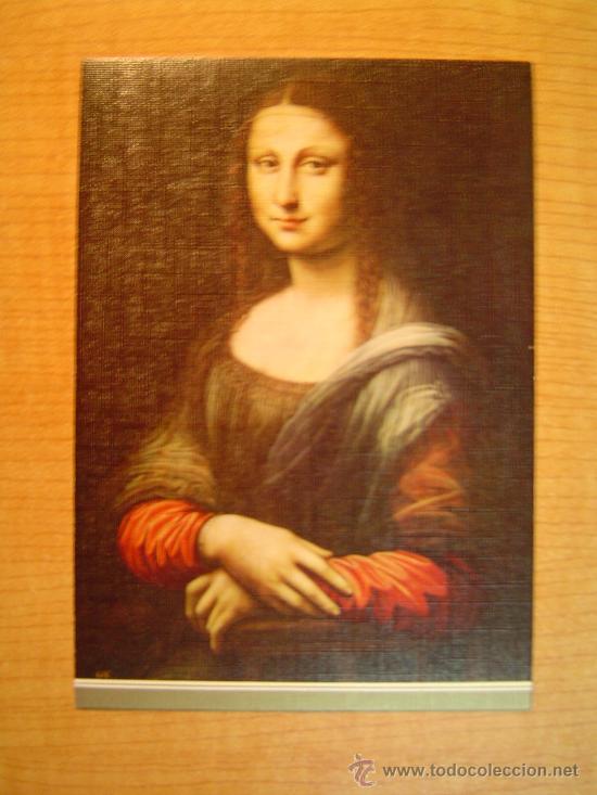 Postales: POSTAL AUTOR ESCONOCIDO (SIGLOXVI) INTERPRETACION DE LA GIOCONDA MUSEO DEL PRADO