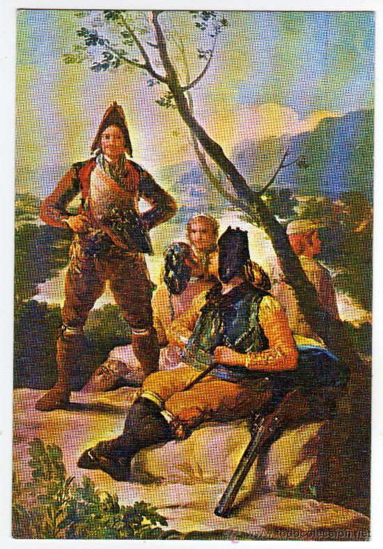Postkarten: TARJETA POSTAL - COLECCI&Oacute;N SAVIR, N&Uacute;MERO 53 - GOYA - EL RESGUARDO DE TABACOS.