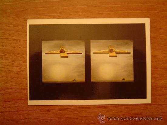 Postcards: POSTAL SALVADOR DALI EL CRIST DE GALA QUADRE ESTEROSCOPIC SIN CIRCULAR
