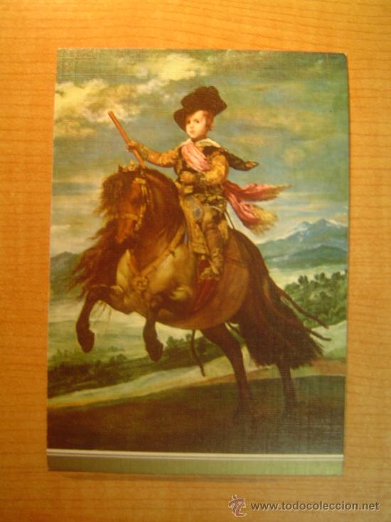 Postales: POSTAL VELAZQUEZ 1599 - 1660 EL PRINCIPE BALTASAR CARLOS MUSEO DEL PRADO 1180 SIN CIRCULAR