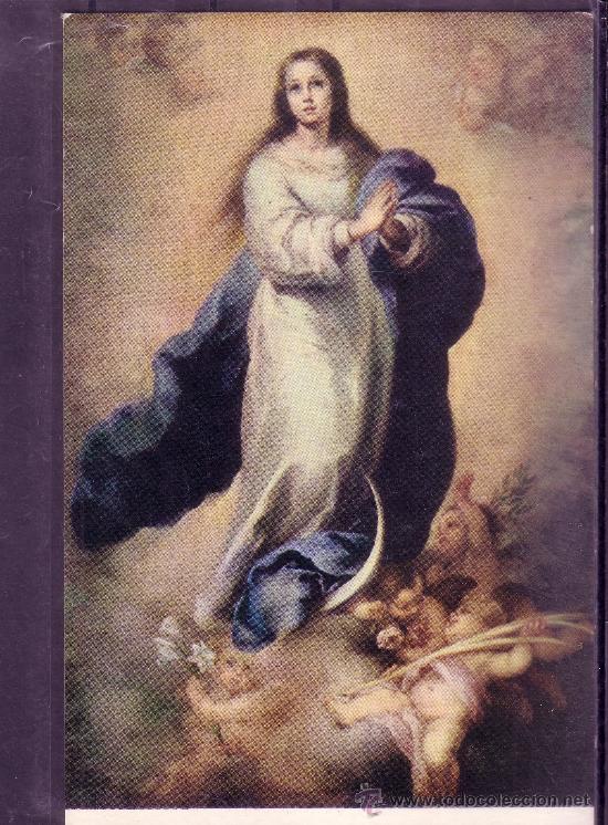 Postales: LA CONCEPCION - MURILLO -  MUSEO DEL PRADO - MADRID - Foto 1