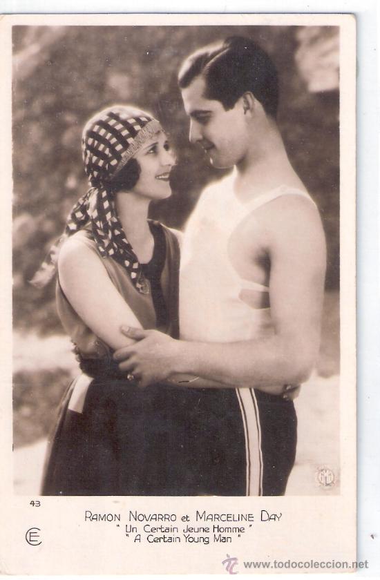 Postais: TARJETA POSTAL. RAMON NOVARO ET MARCELINE DAY. A CERTAIN YONUG MAN