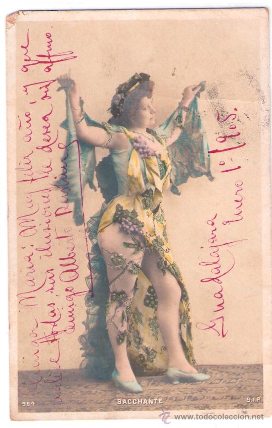 Postais: TARJETA POSTAL. ACTRIZ BACCHANTE 954