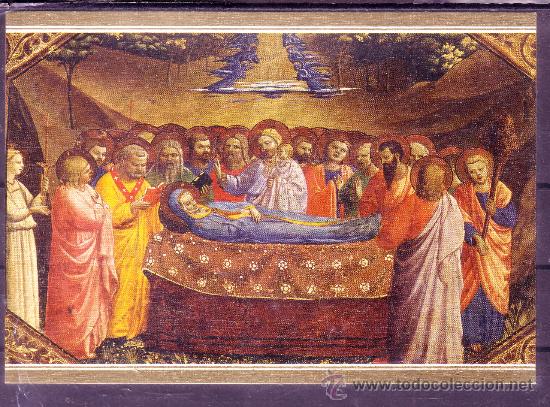 Postales: FRA. ANGELICO - FRAGMENTO DE LA ANUNCIACION - MUSEO DEL PRADO N&ordm; 15