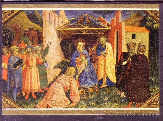 Postales: FRA. ANGELICO - FRAGMENTO DE LA ANUNCIACION - MUSEO DEL PRADO N&ordm; 15