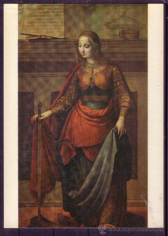 Postales: SANTA CATALINA - YA&Ntilde;EZ DE LA ALMEDINA - MUSEO DEL PRADO