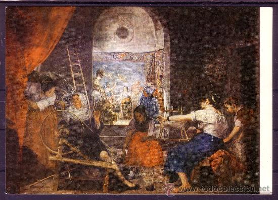 Postales: VELAZQUEZ - MUSEO DEL PRADO - 163 - LAS HILANDERAS