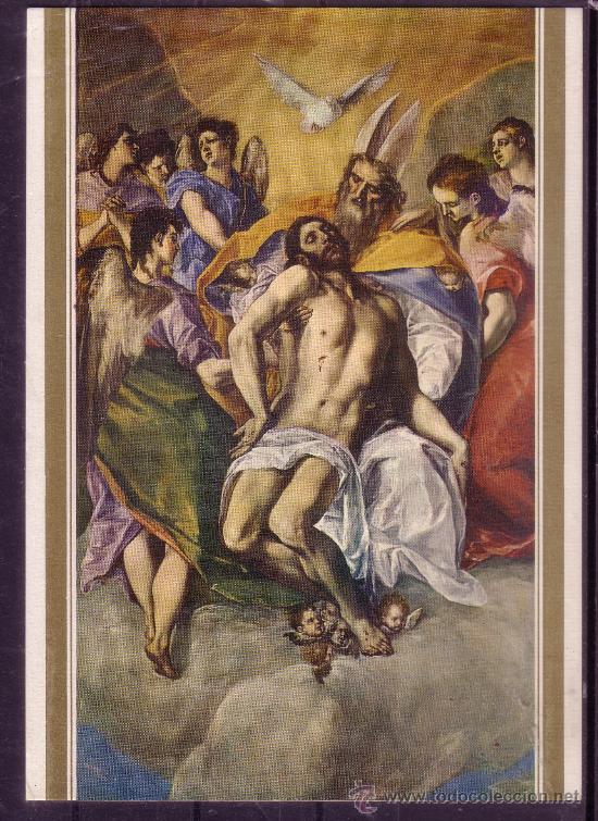 Postales: MUSEO DEL PRADO - EL GRECO N&ordm; 67 - LA TRINIDAD