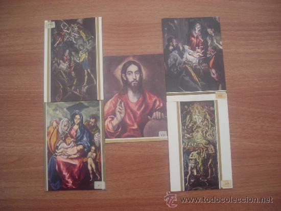 Postales: 5 POSTALES  EL GRECO MUSEO DEL PRADO SIN CIRCULAR - Foto 1