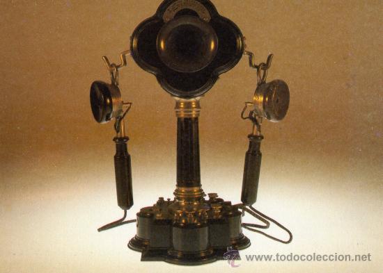 Postais: APPARECCHIO TELEFONICO DA TAVOLO A DUE MICROGONI TIPO BAILLEAUX TELEPONES DI PARIGI