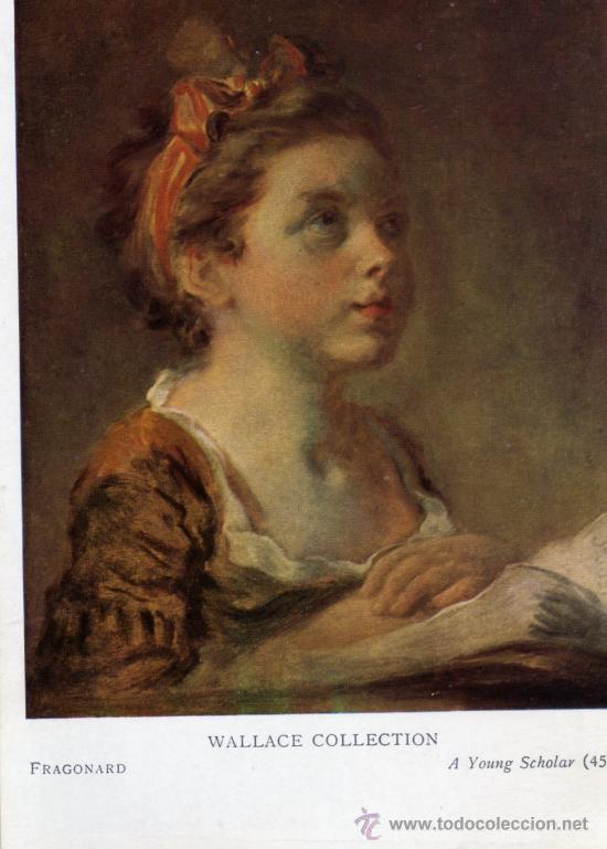 Postales: WALLACE COLLECTION FRAGONARD A YOUNG SCHOLAR NUEVA - Foto 1