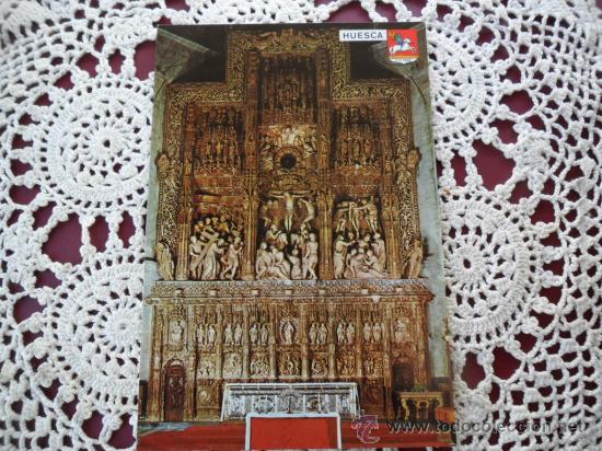Postales: CATEDRAL DE HUESCA - ALTAR MAYOR - Foto 1