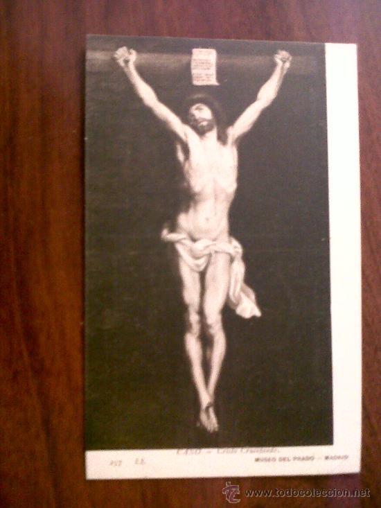 Postales: POSTAL ANTIGUA  -CANO-CRISTO CRUCIFICADO-MUSEO DEL PRADO UNION POSTALE UNIVERSELLE N&ordm;257