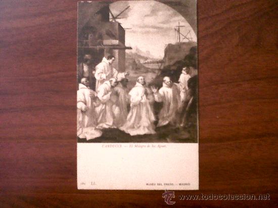 Postales: POSTAL ANTIGUA MUSEO DEL PRADO MADRID-EL MILAGRO DE LAS AGUAS-CARDUCCI-N&ordm; 160 LL
