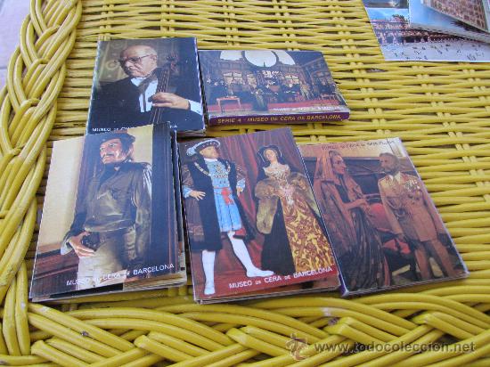 Postais: LOTE DE 5 LIBRITOS DE POSTALES DESPLEGABLES DEL MUSEO DE CERA DE BARCELONA**
