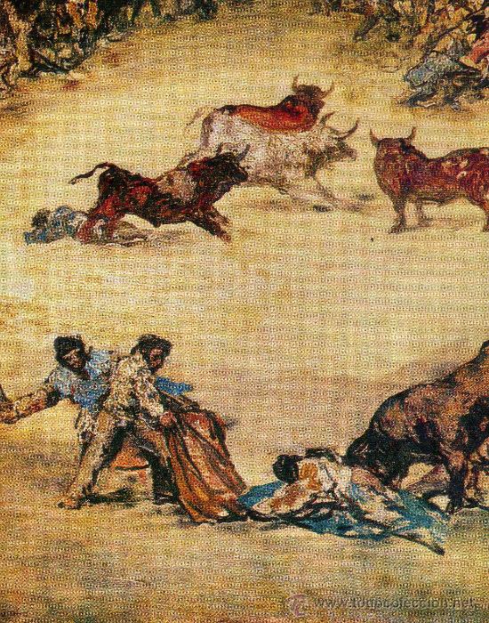 Postales: GOYA TOROS DE BURDEOS ESCRITA SIN CIRCULAR - Foto 1