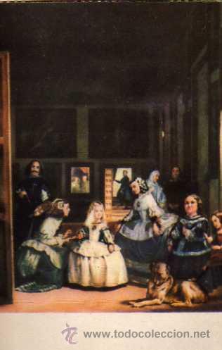 Postales: LAS MENINAS N&ordm; 49 VEL&Aacute;ZQUEZ MUSEO DEL PRADO EDICIONES BARSAL ESCRITA SIN CIRCULAR