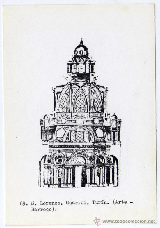 Postales: POSTAL ARTE BARROCO - 69. SAN LORENZO - GUARINI - TURIN