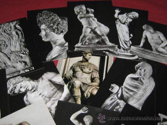 Postales: LOTE CON 15 POSTALES DE ESCULTURAS - Foto 3