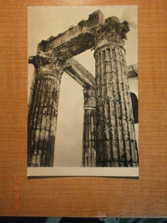 Postales: POSTAL ARTE ROMANO TTEMPLO DE HERCULES ESTILO CORINTIO CENTRO EXCURSIONISTA DE CATALU&Ntilde; SIN CIRCULAR