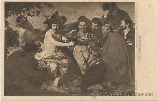 Postales: :::: PN765 - POSTAL - MUSEO DEL PRADO - LOS BORRACHOS - VELAZQUEZ - Foto 1