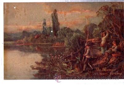 Cartoline: TARJETA POSTAL RAPHAEL TUCK Y SONS, OILETTE,  N&ordm; 7715, UP THE RIVER