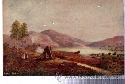 Cartoline: TARJETA POSTAL RAPHAEL TUCK Y SONS, OILETTE,  N&ordm; 7166, SCOTTISH LOCHS