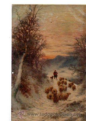 Cartoline: TARJETA POSTAL RAPHAEL TUCK Y SONS, OILETTE,  N&ordm; 9978, WINTER&acute;S MANTLE