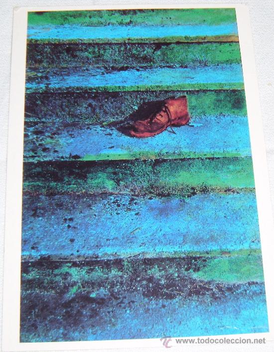 Postales: postal fotografia Jos&eacute; Pernil  Camino de Santiago  iluminado con colores al agua