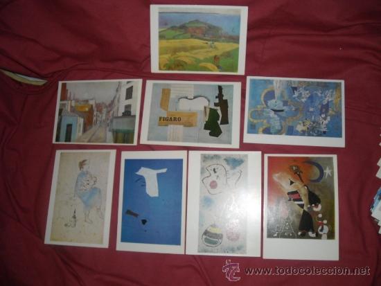 Postales: 12 postales ver fotos adicionales pintores miro picasso utrillo ect