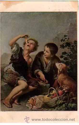 Postales: Postal cuadro de Murillo. Escrita en 1933 - Foto 1