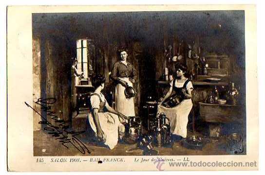 Postales: Salon 1908.Bail Franck. Circulada. - Foto 1