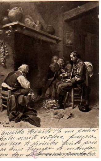 Postales: A B Gil Roma 84. Circulada 1913 - Foto 1