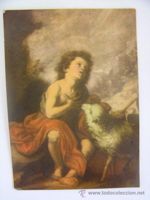 Postales: postal san juan bautista ni&ntilde;o, n&ordm; 32, murillo,museo del prado,sin circular, ref rob cj2