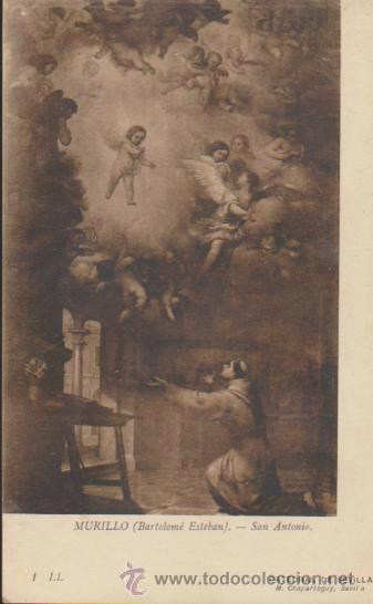 Postales: Murillo.- San Antonio. Catedral de Sevilla. - Foto 1